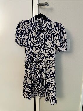 Oak & Trellis Floral Mini Dress Size XS